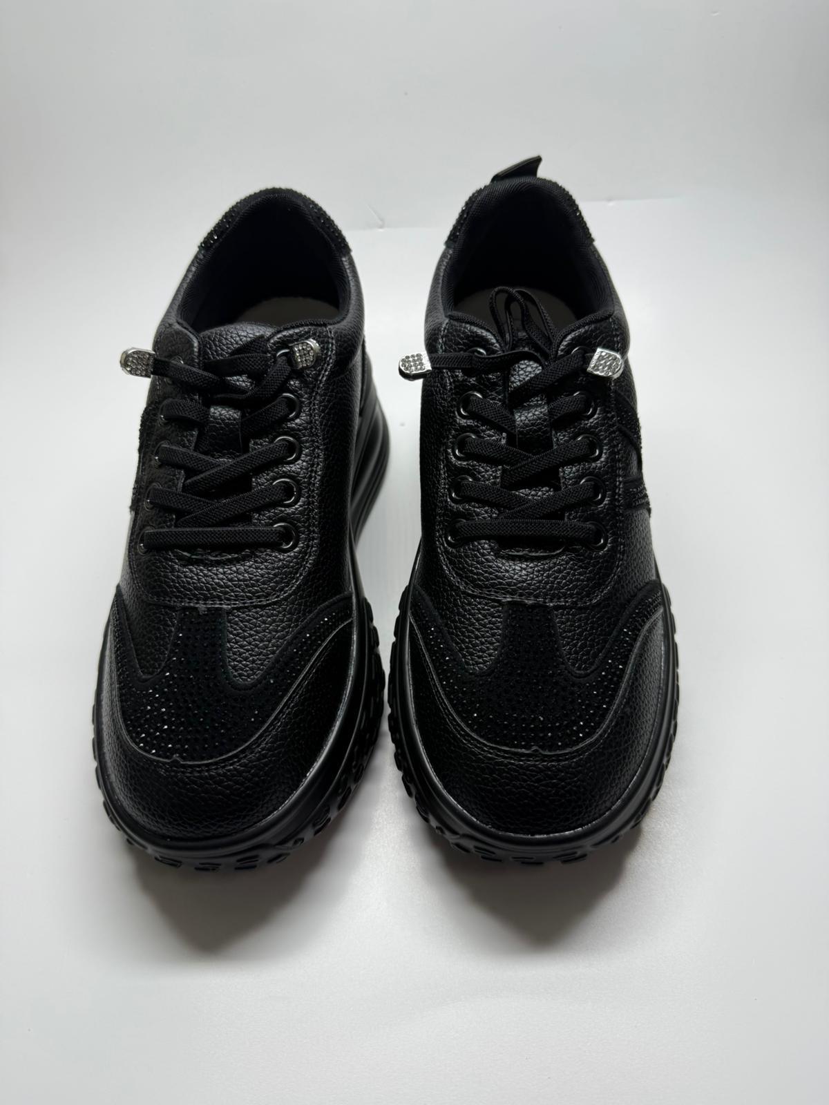 Kadın İthal Sneaker | Siyah