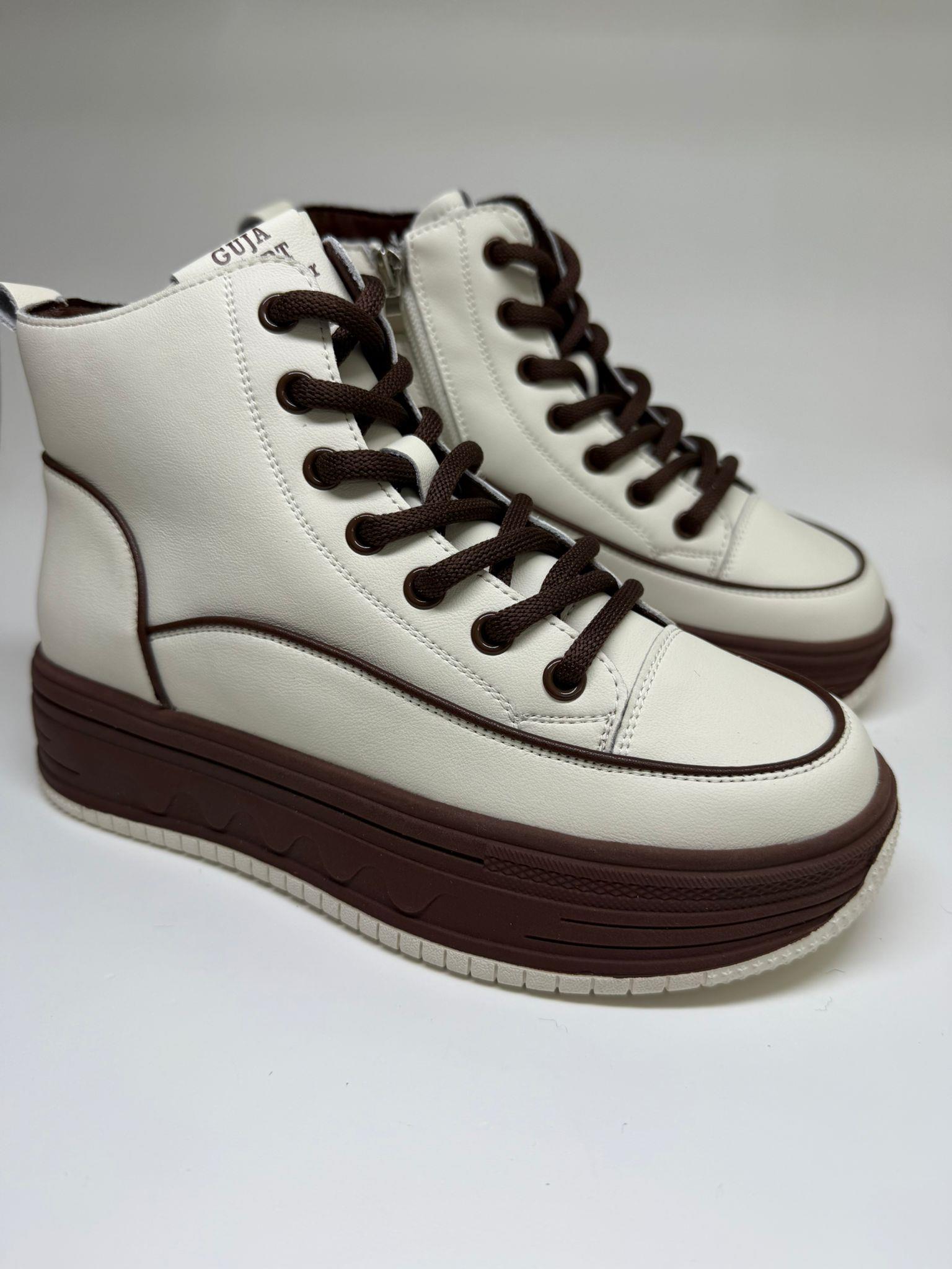 Kadın İthal Sneaker | Bej