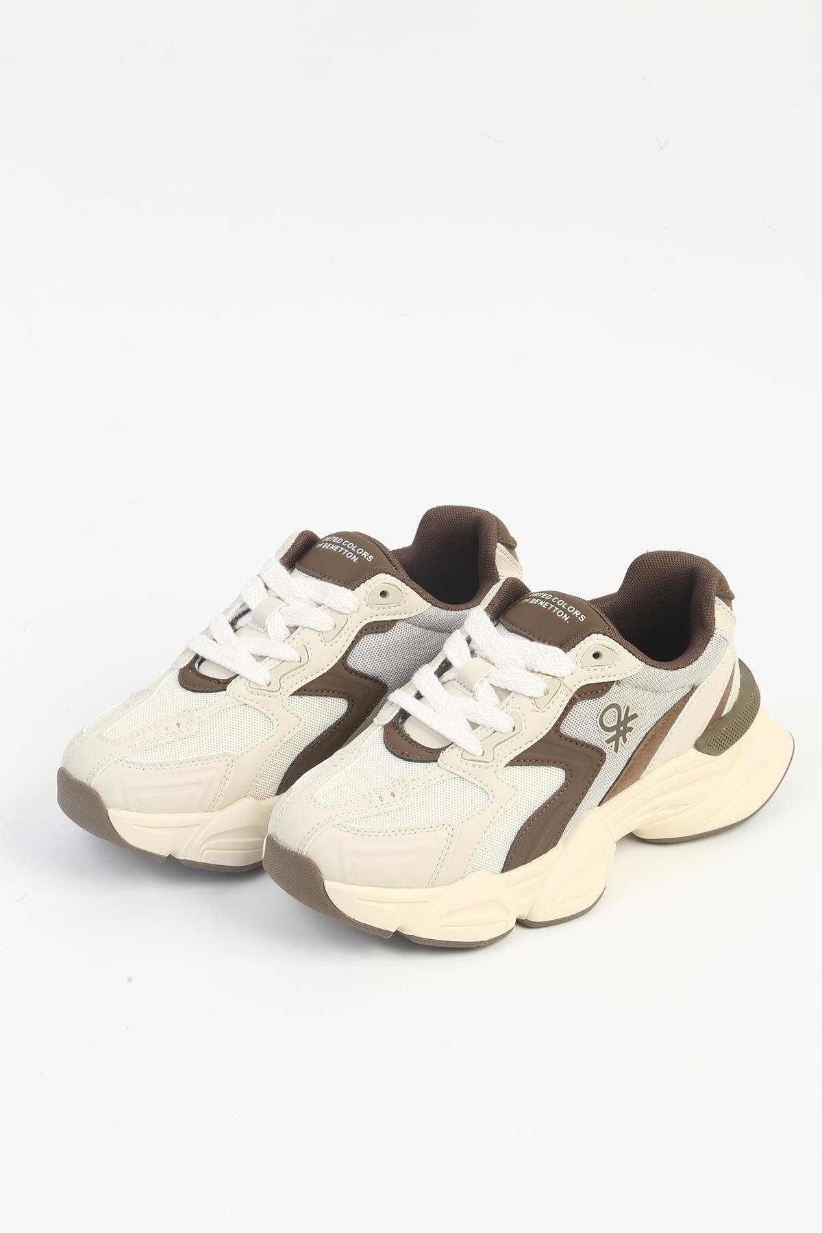 Benetton Kadın İthal Sneaker | BEJ KAHVE 