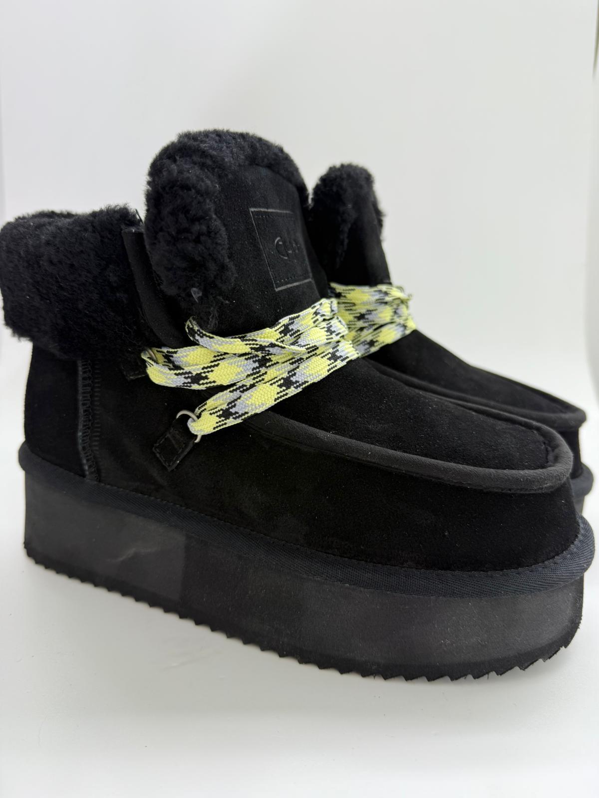 Kadın İthal Sneaker | Siyah