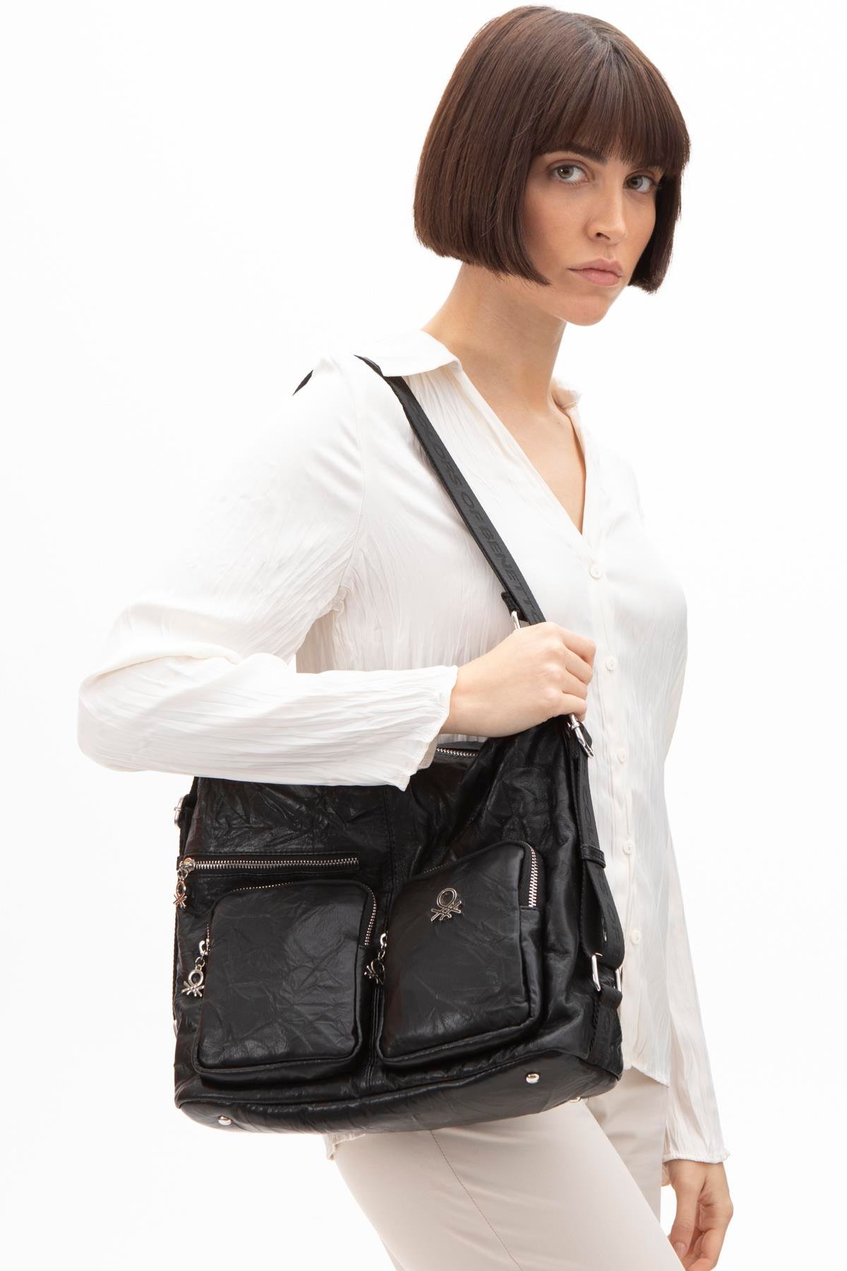 Benetton Kadın Kol Çanta | Siyah