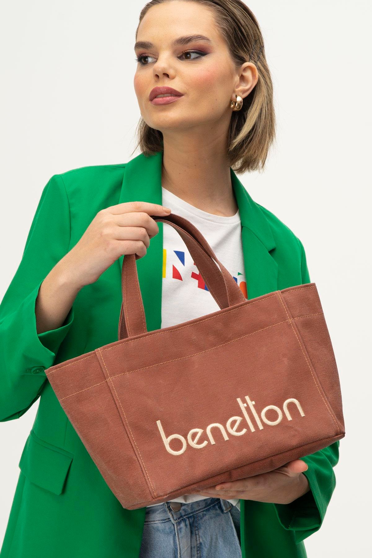 Benetton Kadın El Çantası | KAHVE