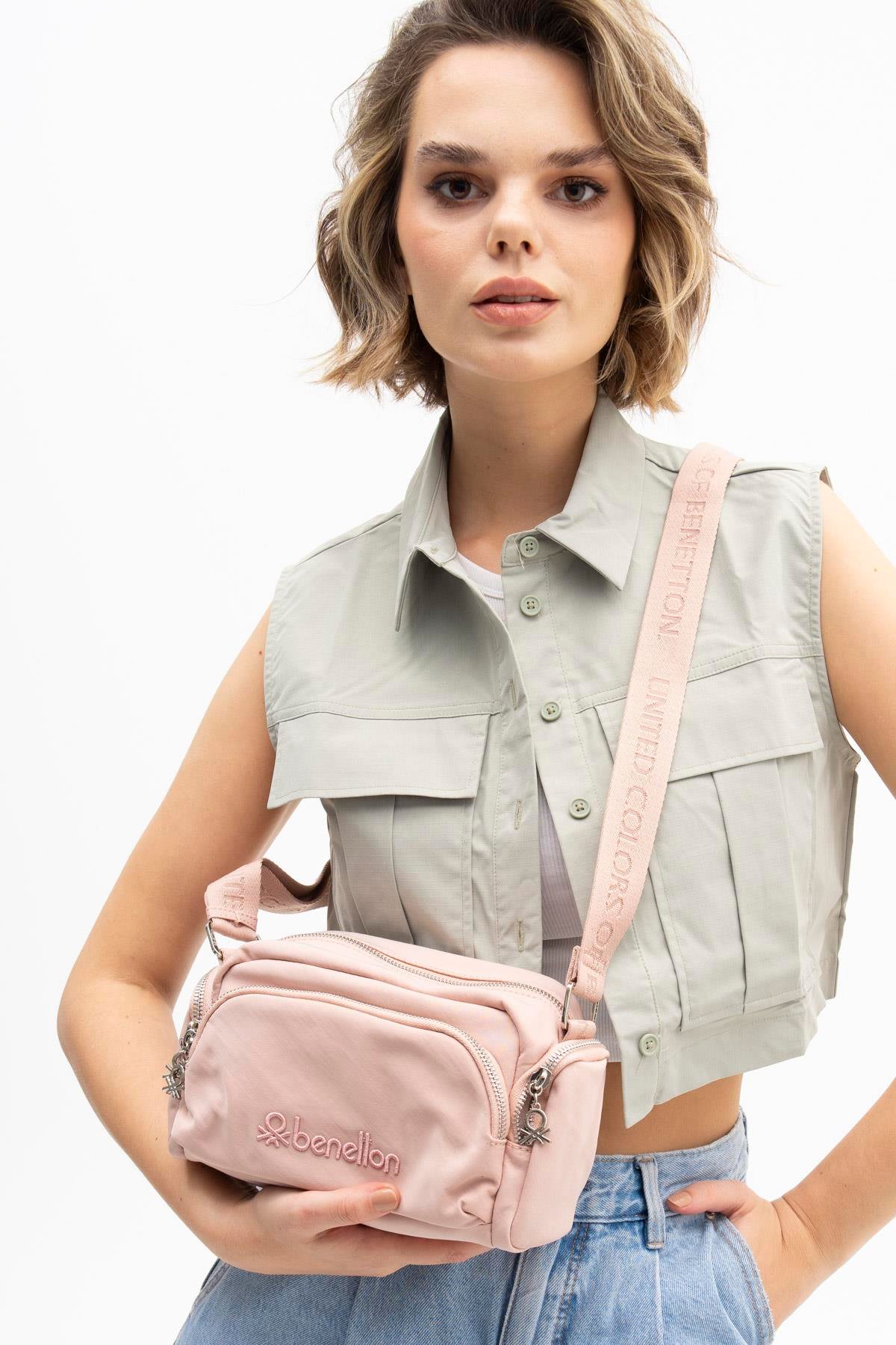 Benetton Kadın İthal Çanta | PEMBE