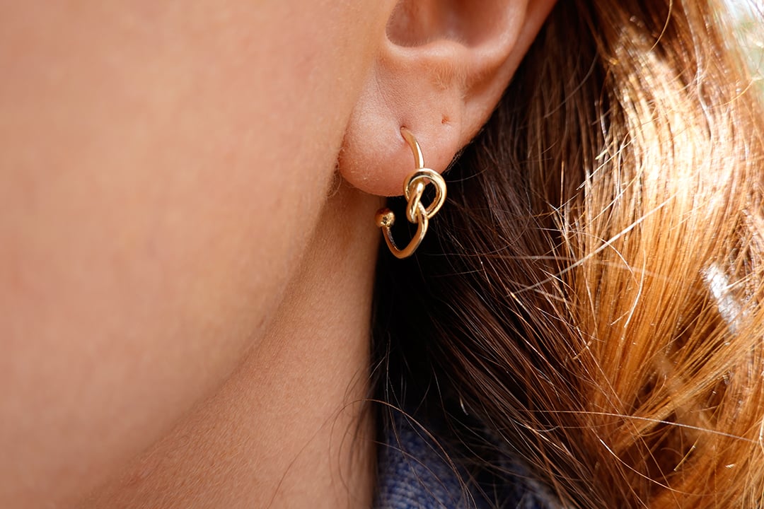 Düğüm Halka Küpe