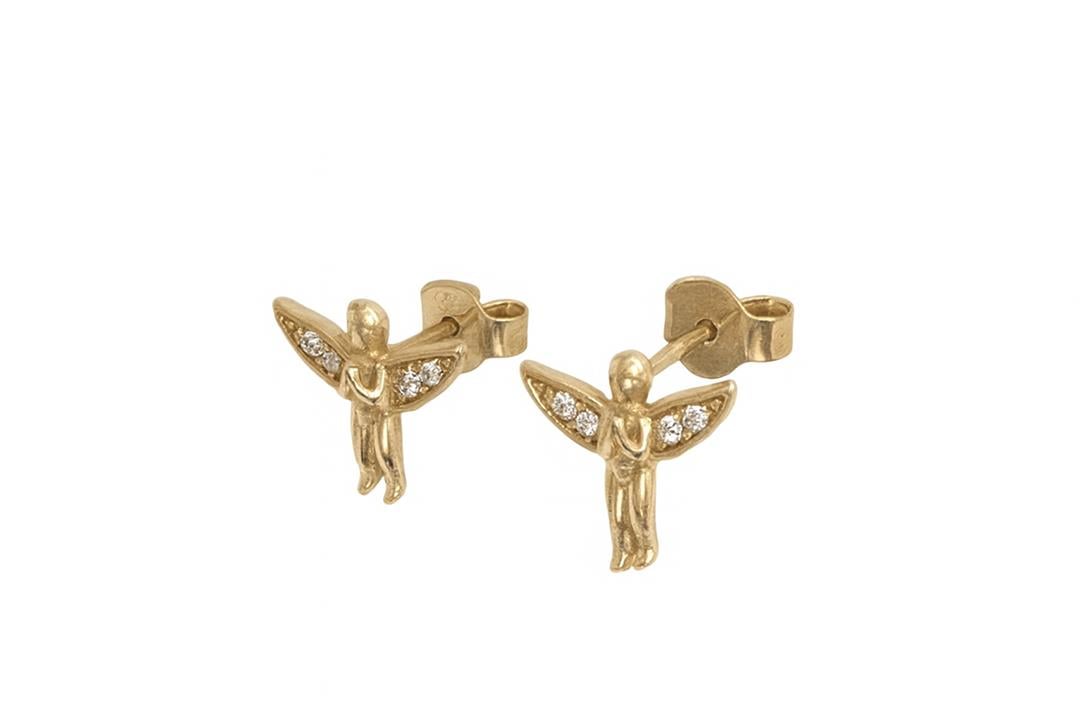 Elvina KüpeTaşlı Melek Küpe I Lim Kuyumculuk