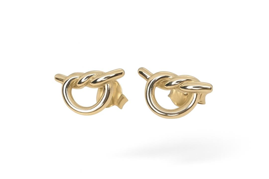 Renee KüpeDüğüm Vidalı Küpe I Lim Kuyumculuk