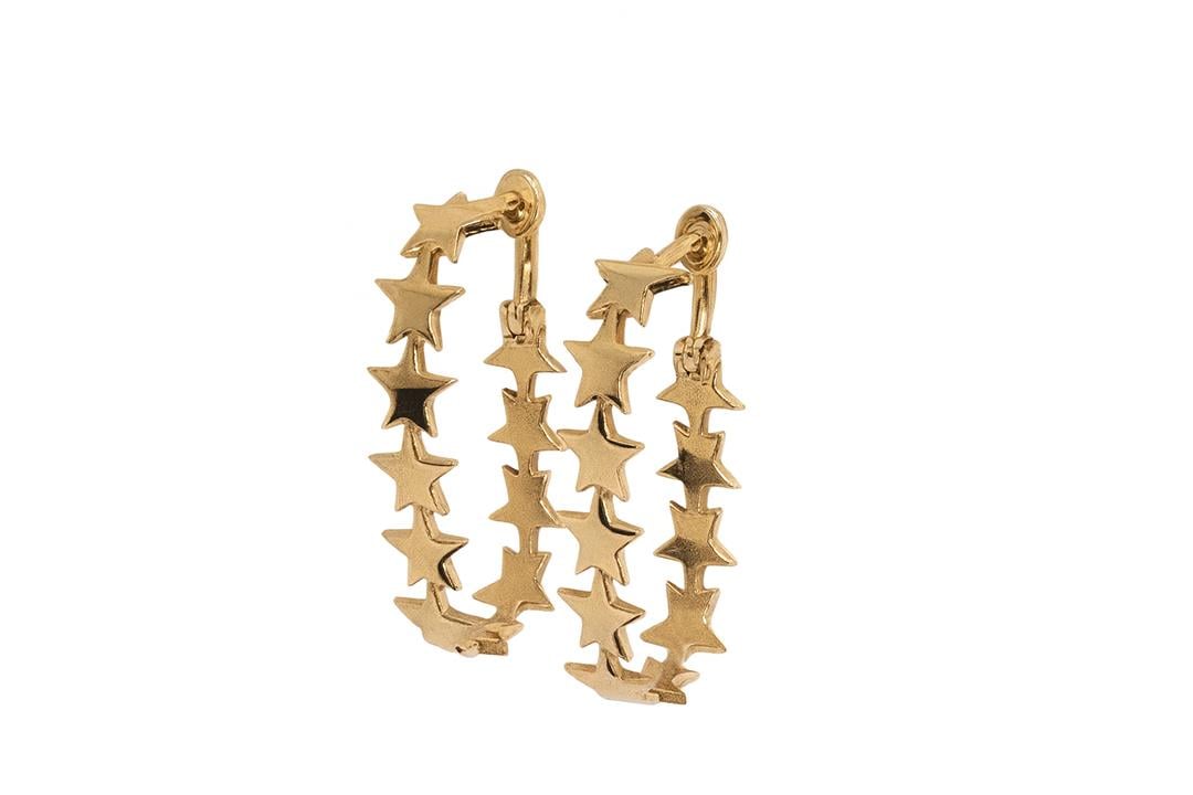 Selena KüpeYıldız Halka Küpe I Lim Kuyumculuk