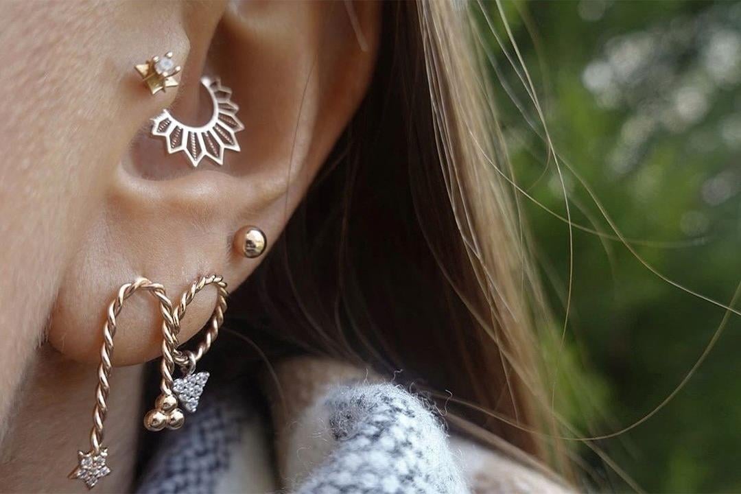 Tek Taş Yıldız TragusTek Taş Yıldız Tragus I Lim Kuyumculuk