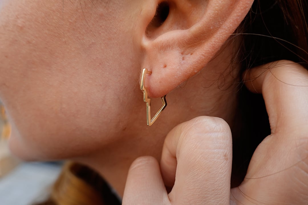 Yıldırım Halka Küpe