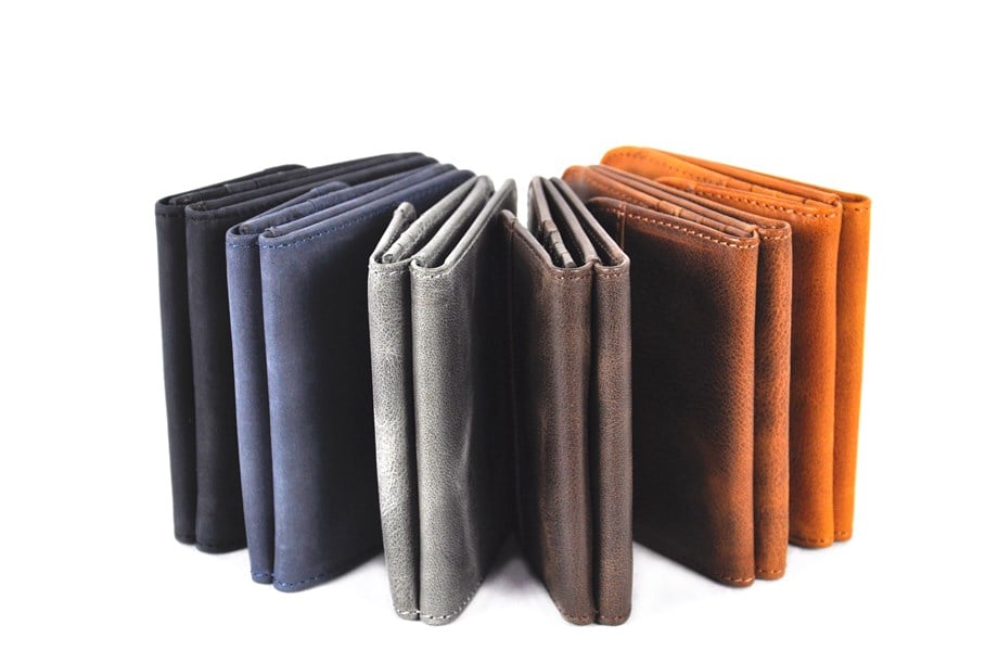 Küçük Crazy Deri Erkek Cüzdan