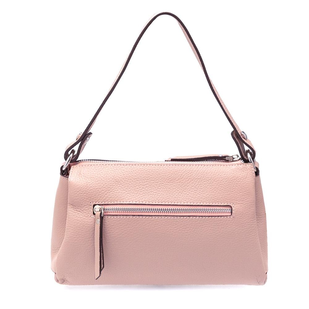 Kadın Pudra Hakiki Deri Omuz Çantası