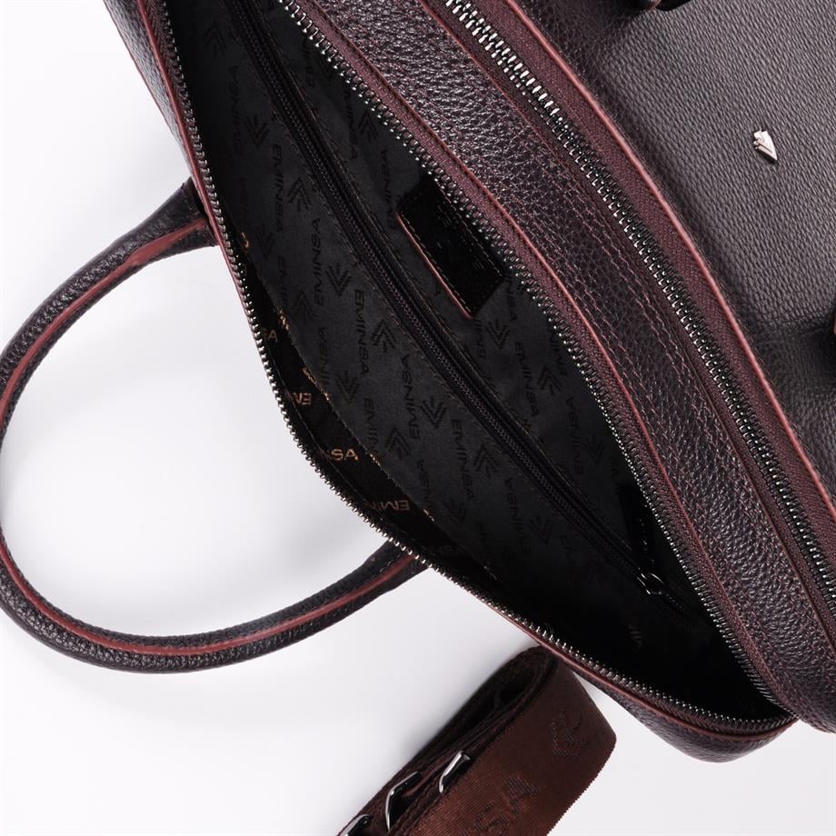 Erkek Hakiki Deri Evrak Çantası 7128