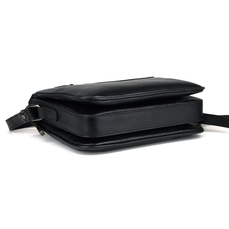 Siyah Hakiki Deri Omuz Çantası