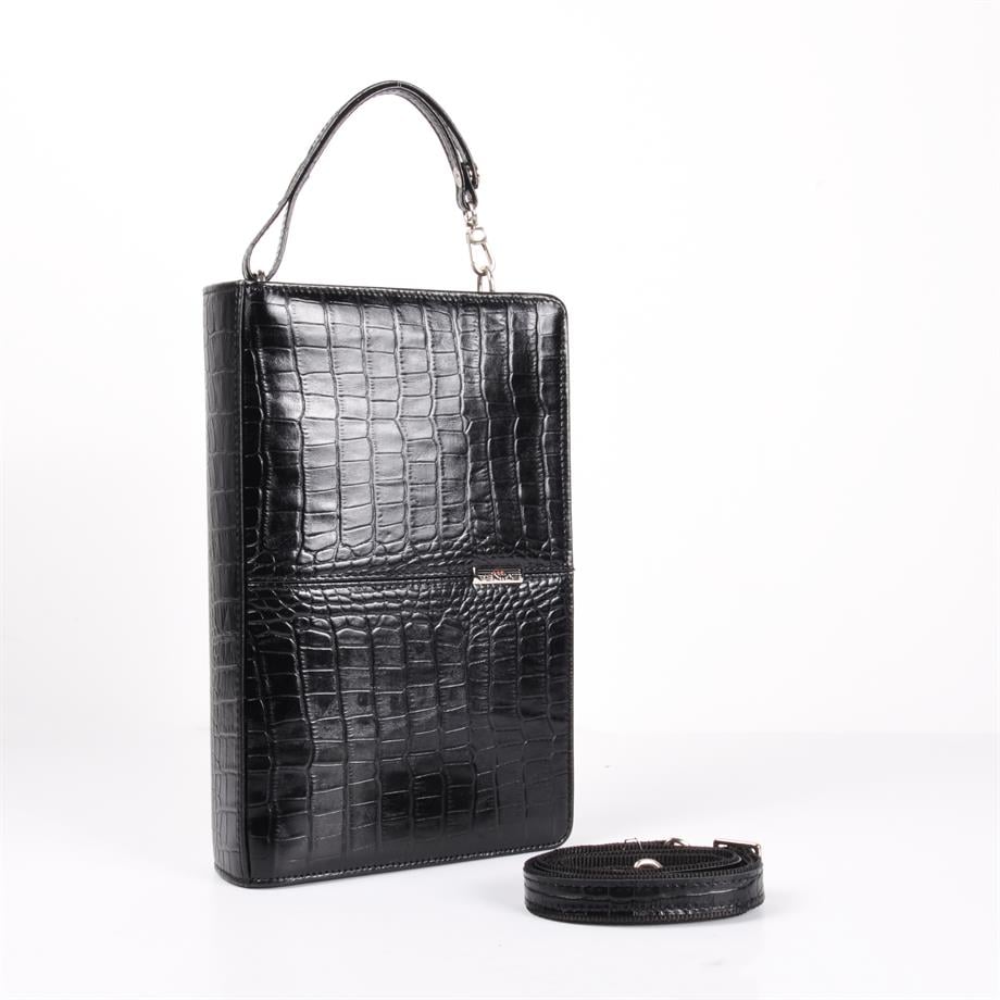 Erkek Hakiki Deri El & Omuz Çantası 5017