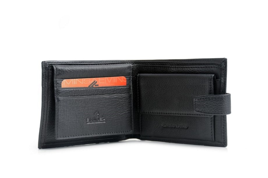 Erkek Siyah Deri Cüzdan