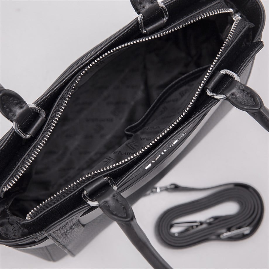 Siyah Hakiki Deri Omuz Çantası