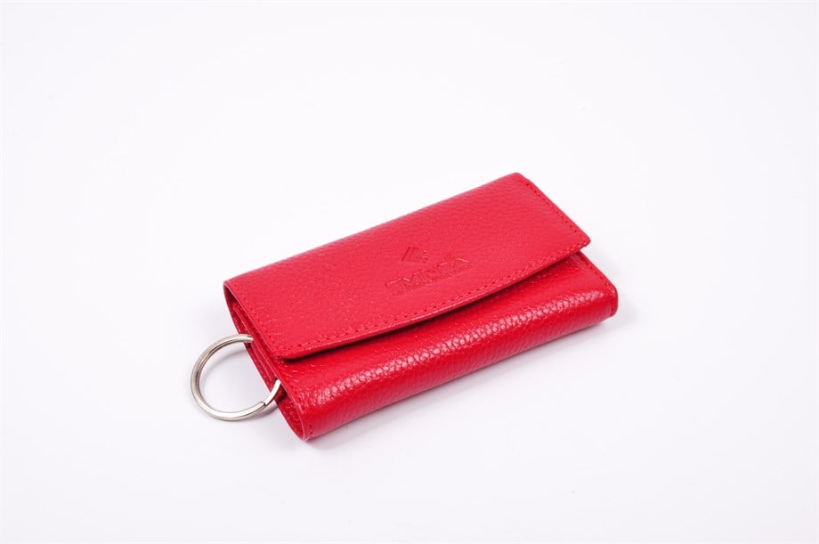 Unisex Hakiki Deri Anahtarlık Cüzdan