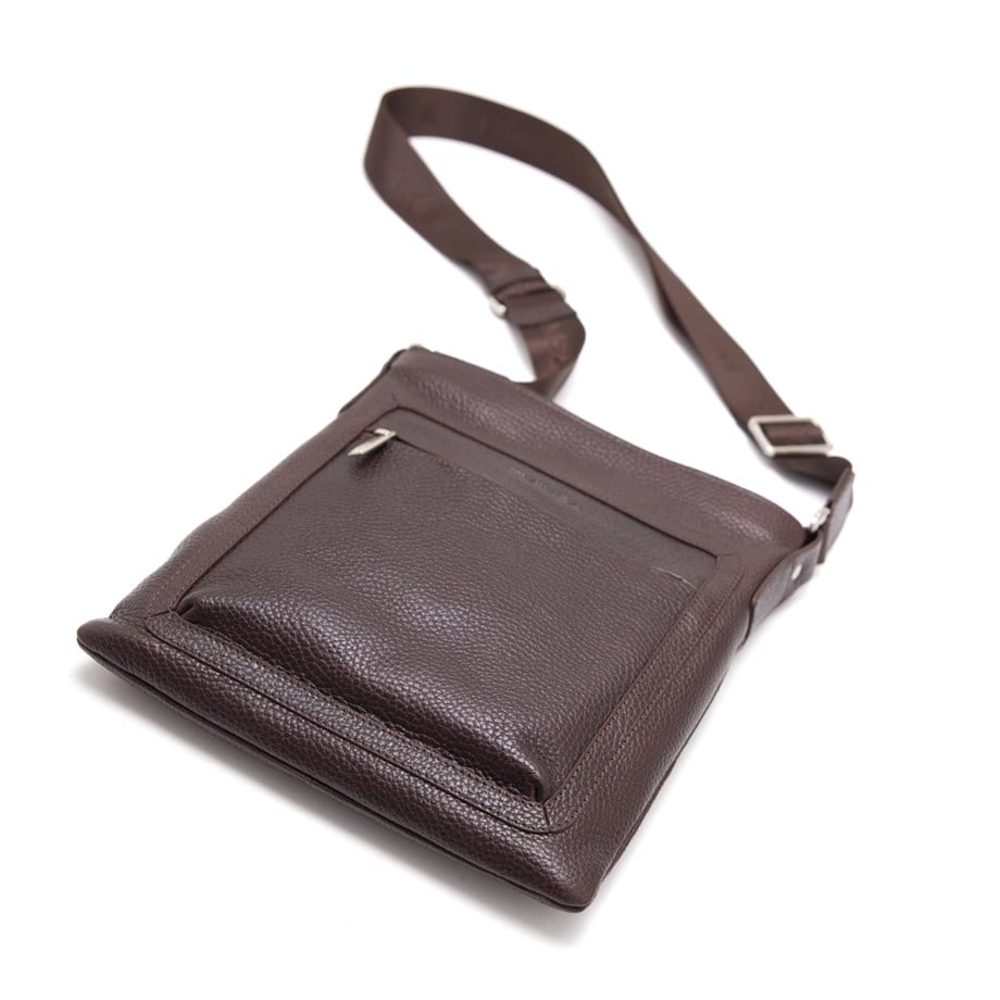 Kahverengi Hakiki Deri Omuz Çantası