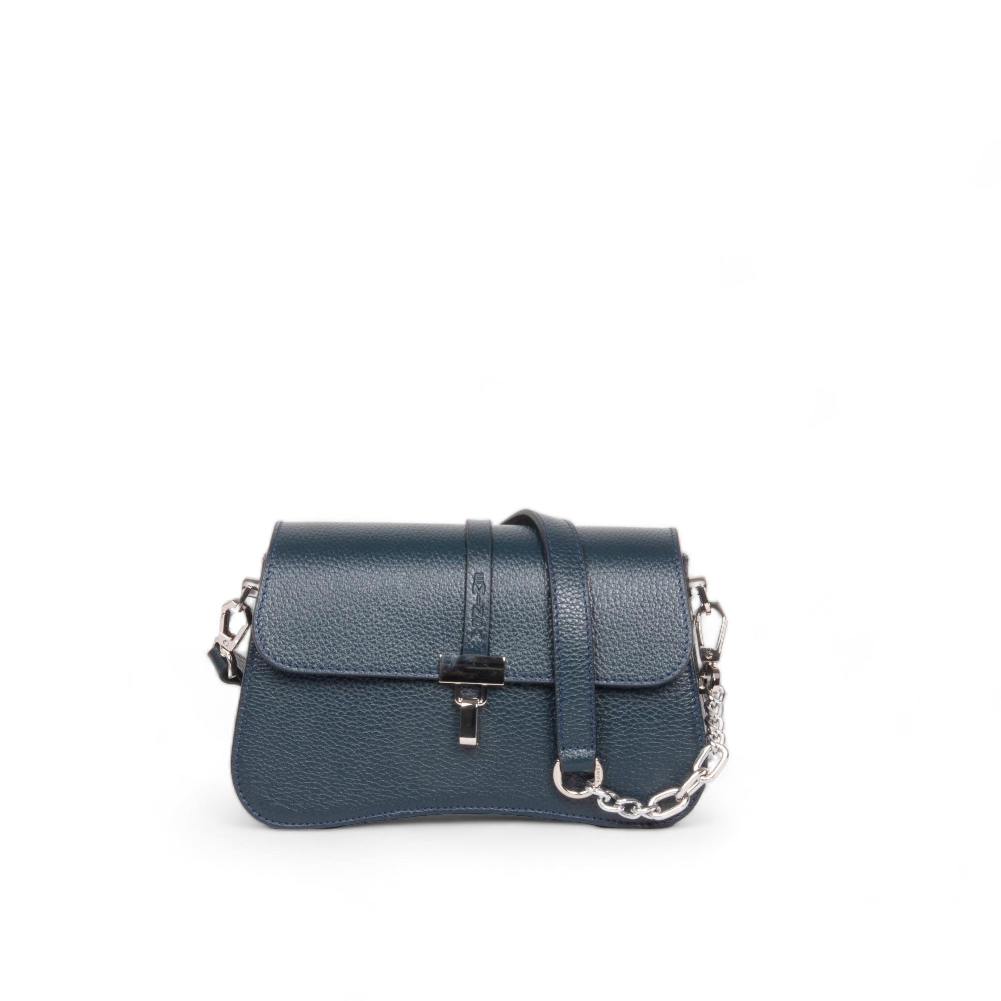 Zincir Detaylı Hakiki Deri Kadın Omuz Çantası