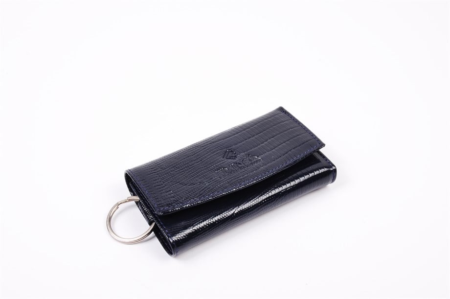 Unisex Hakiki Deri Anahtarlık Cüzdan