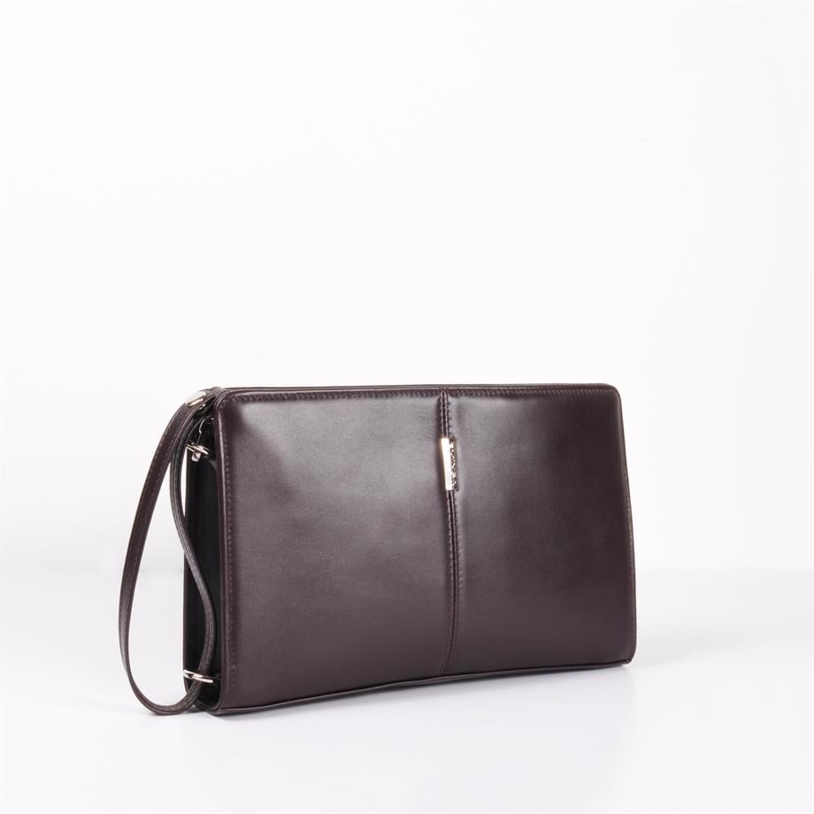 Erkek Hakiki Deri El & Omuz Çantası 5017