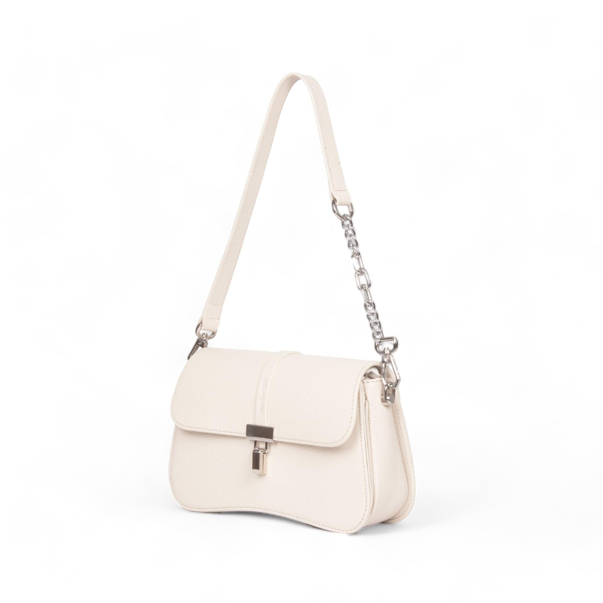 Zincir Detaylı Hakiki Deri Kadın Omuz Çantası