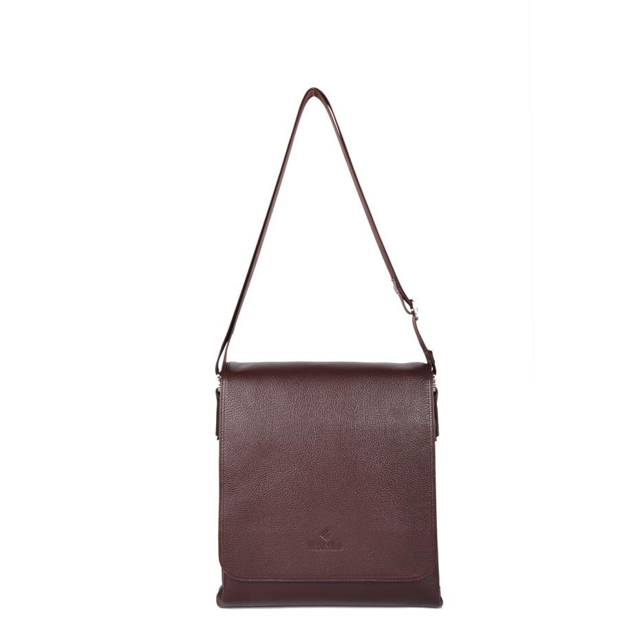 Erkek Hakiki Deri Omuz Çantası