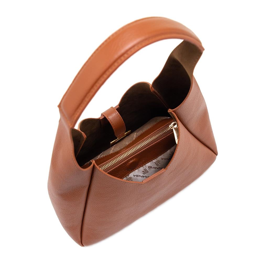 Taba Hakiki Deri İkili Set Kadın Omuz Çantası