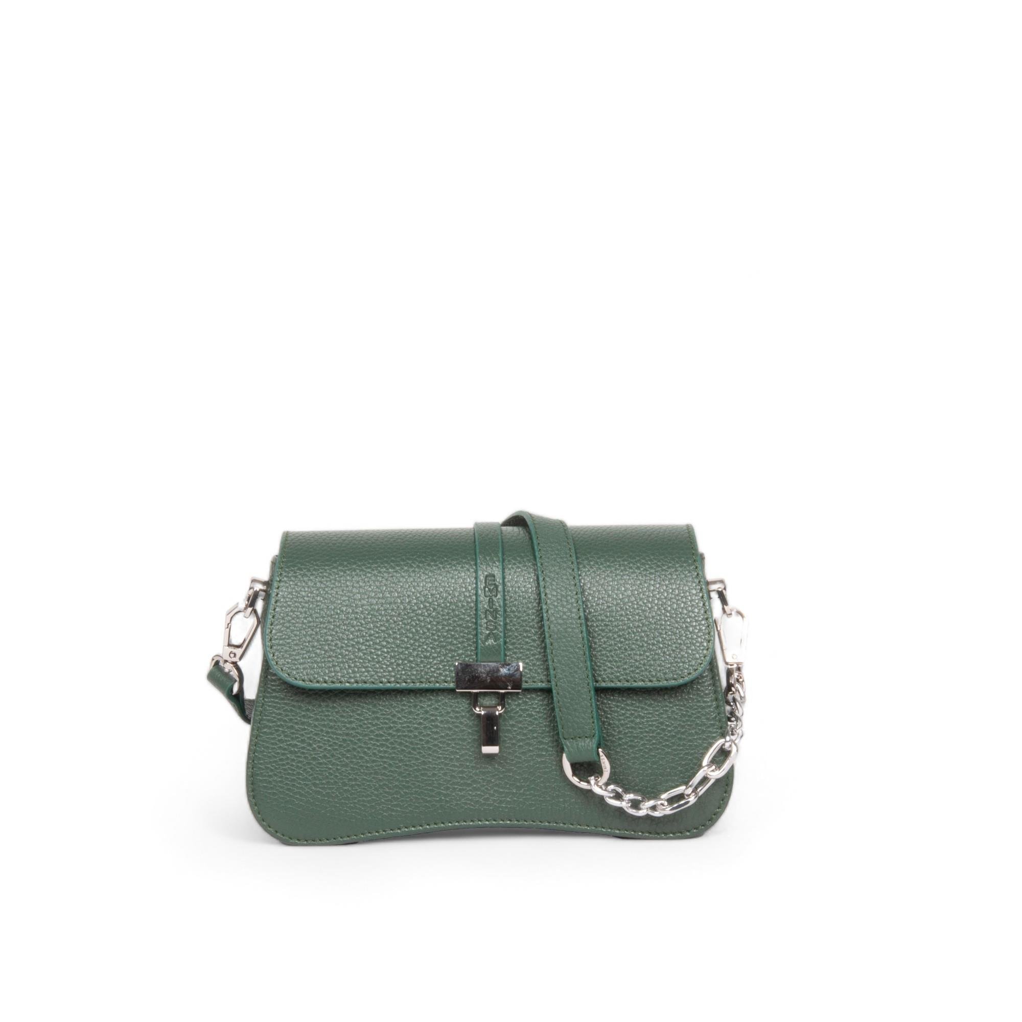 Zincir Detaylı Hakiki Deri Kadın Omuz Çantası