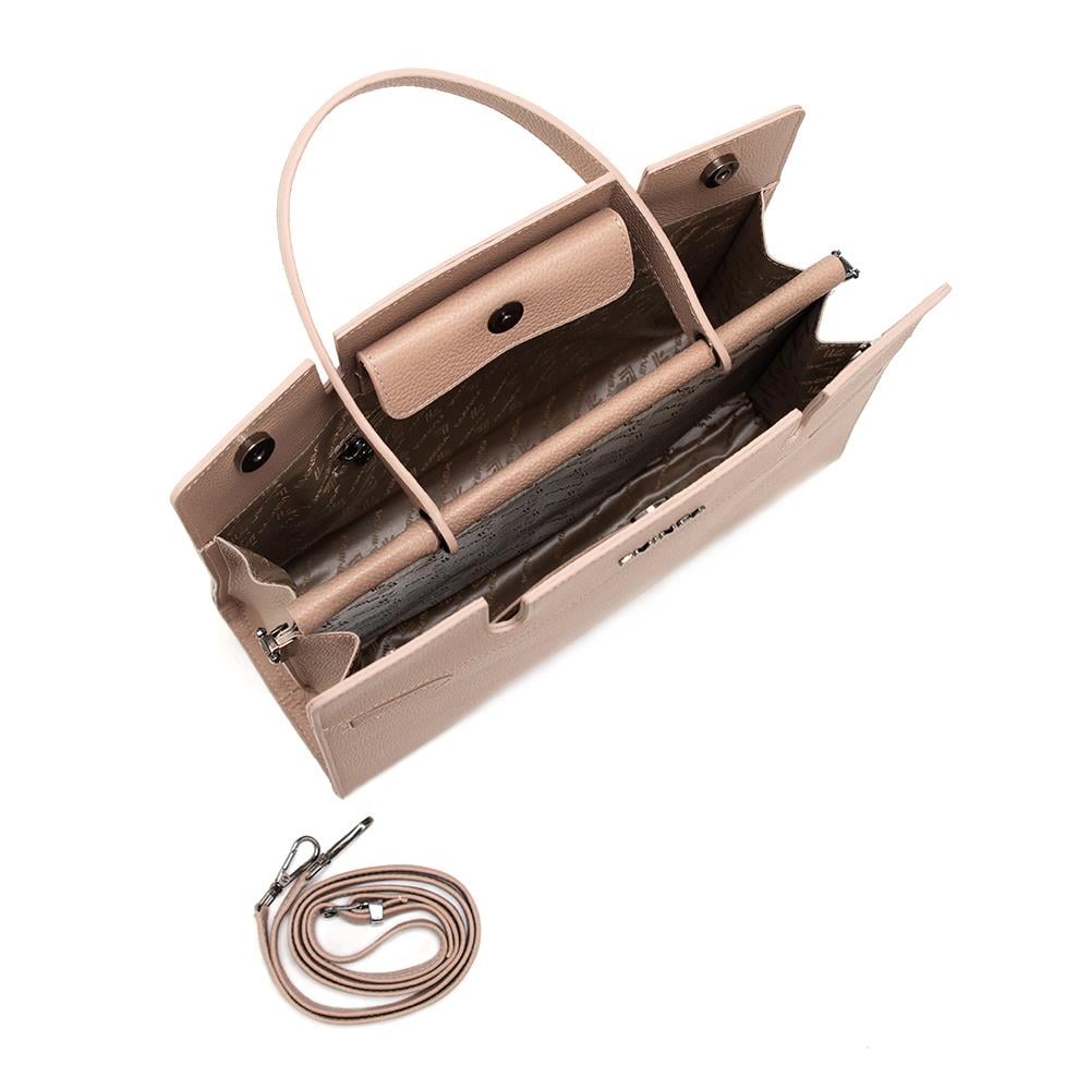 Pudra Hakiki Deri Kadın Çanta