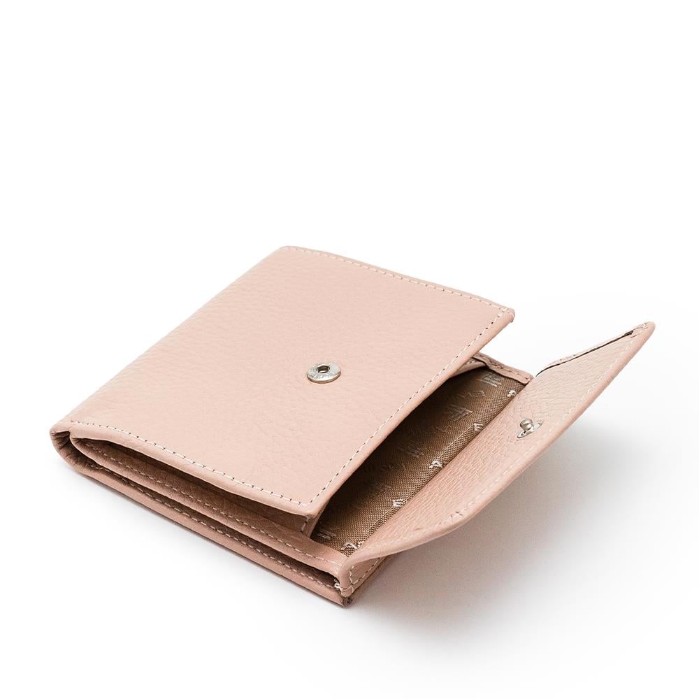 Pudra Deri Mini Kadın Cüzdan