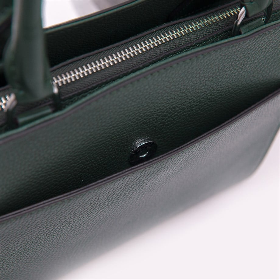 Yeşil Hakiki Deri Omuz Çantası