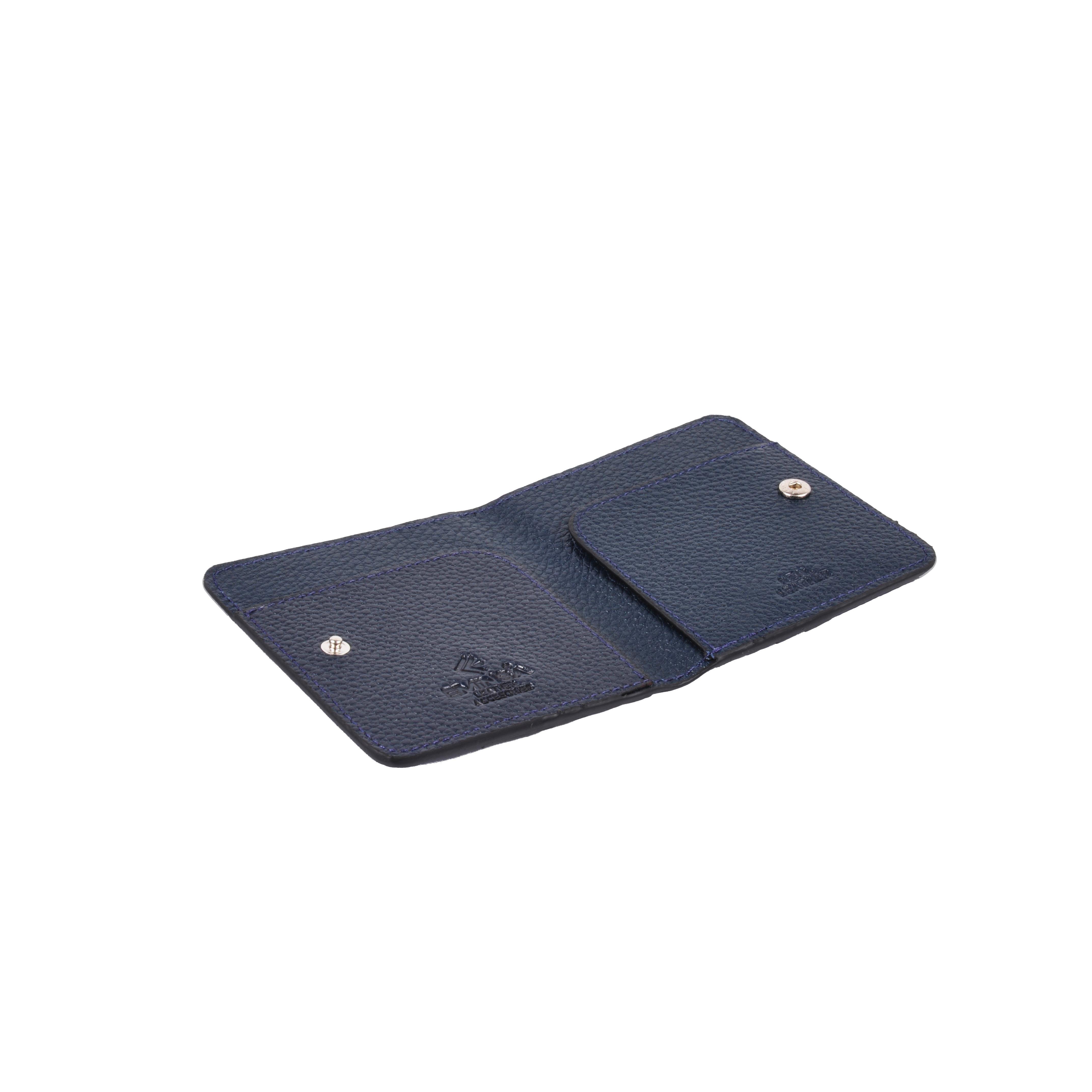 Hakiki Deri Çıtçıtlı Kartlık