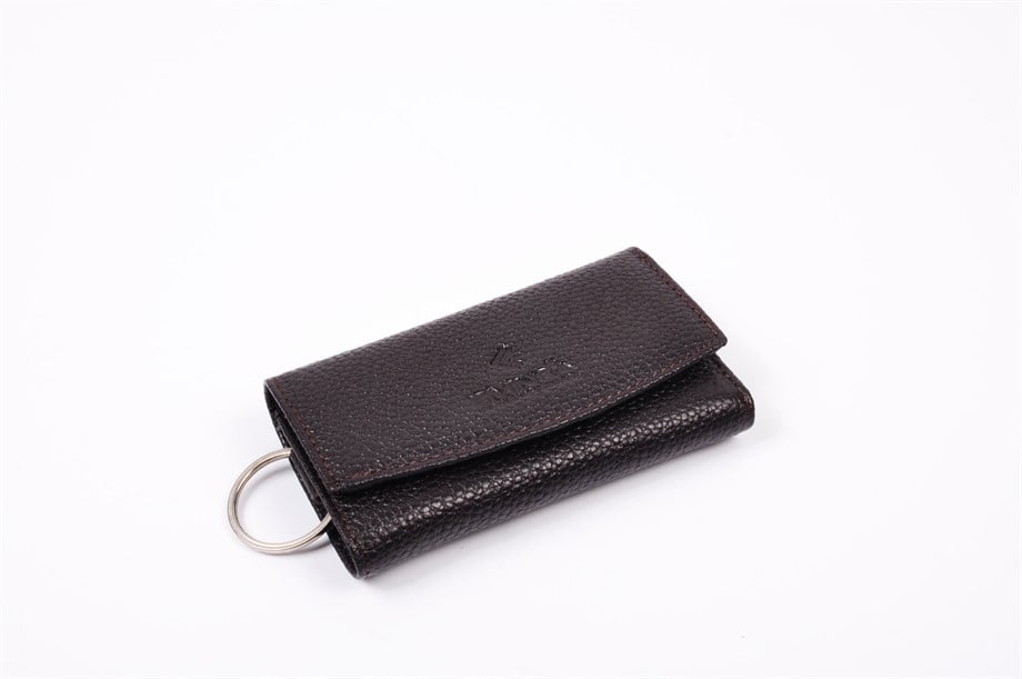 Unisex Hakiki Deri Anahtarlık Cüzdan
