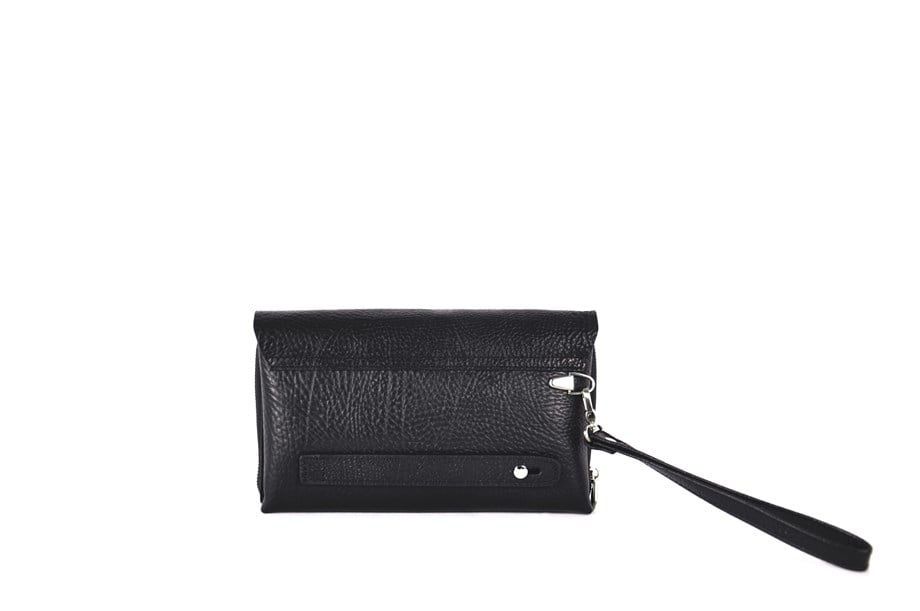 Erkek Siyah Hakiki Deri El Çantası 5099