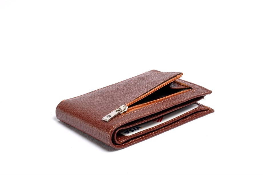  Erkek Hakiki Deri Mıknatıslı Para Klipsli Cüzdan