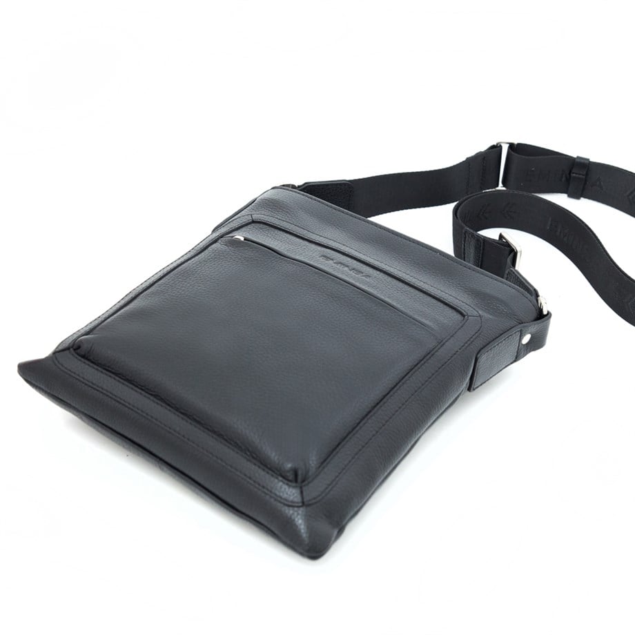 Siyah Hakiki Deri Omuz Çantası