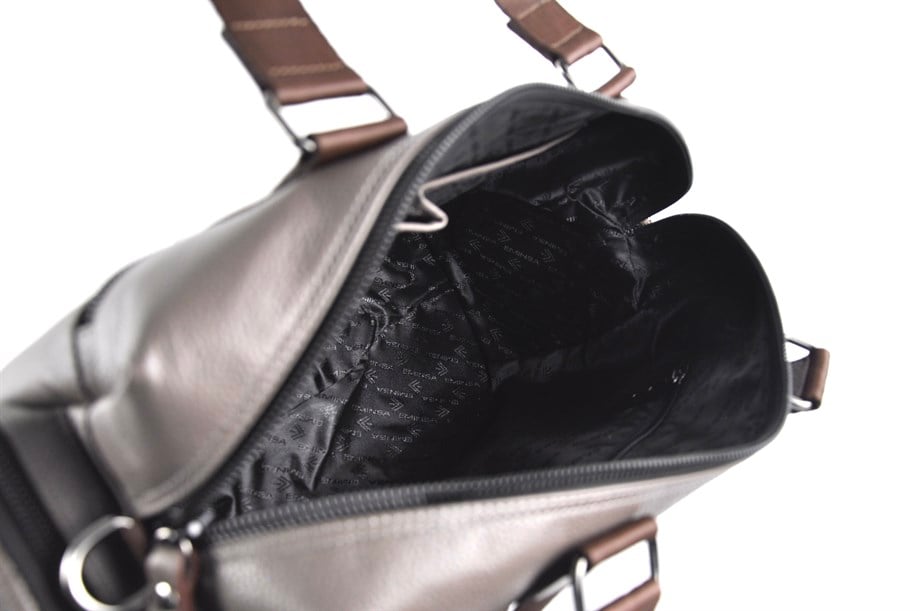 Kadın Kırmızı Hakiki Deri Seyahat Çantası