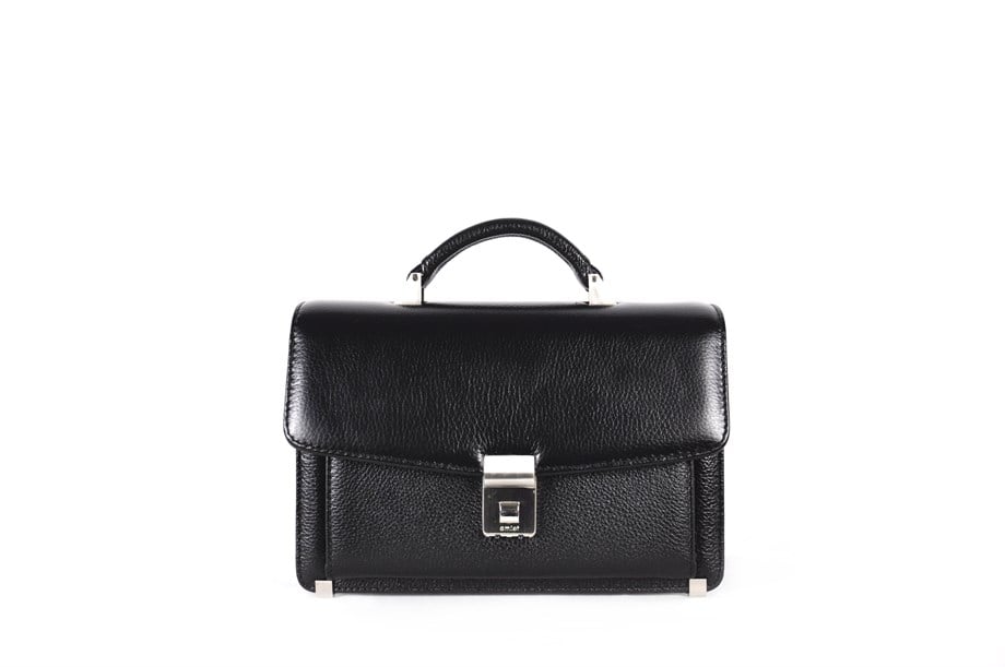 Erkek Şifreli Siyah El Çantası