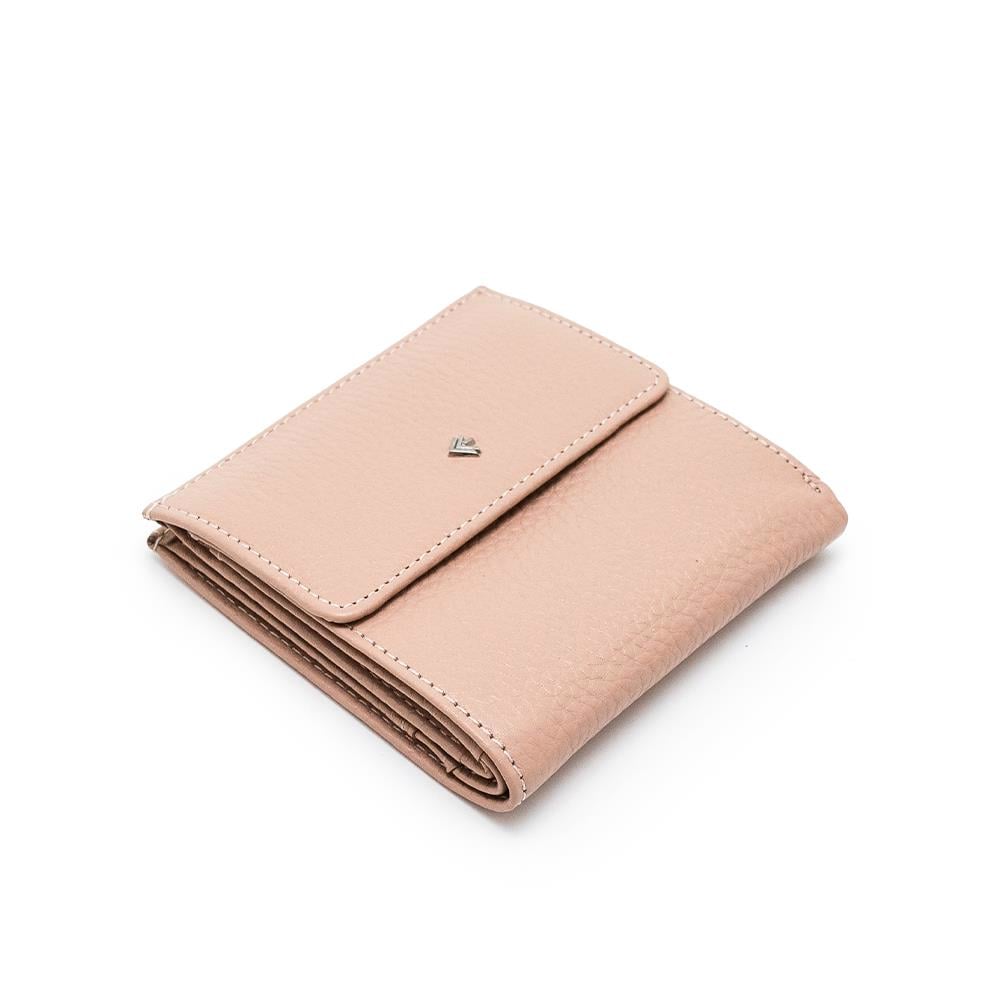 Pudra Deri Mini Kadın Cüzdan