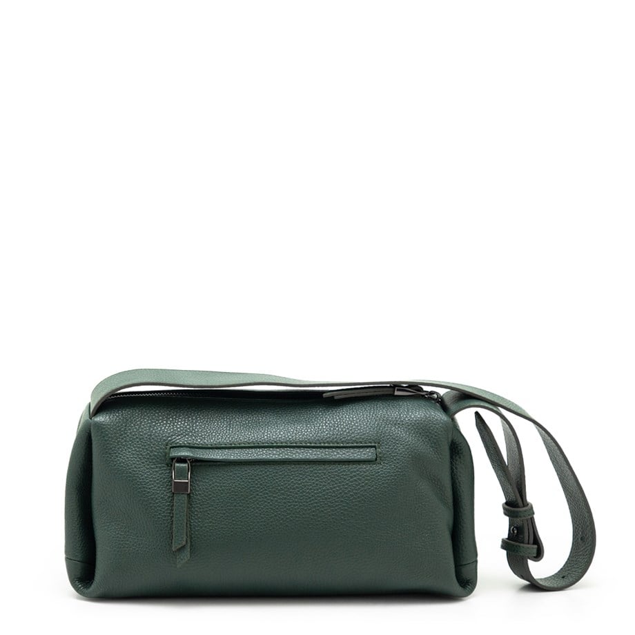 Kadın Hakiki Yeşil Deri Omuz Çantası 40307