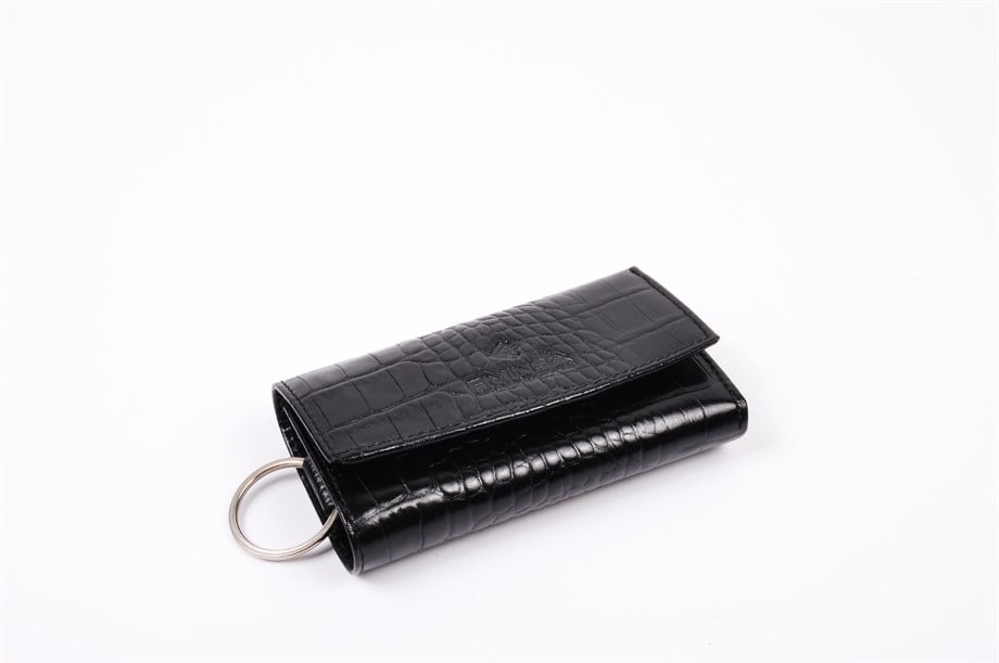 Unisex Hakiki Deri Anahtarlık Cüzdan