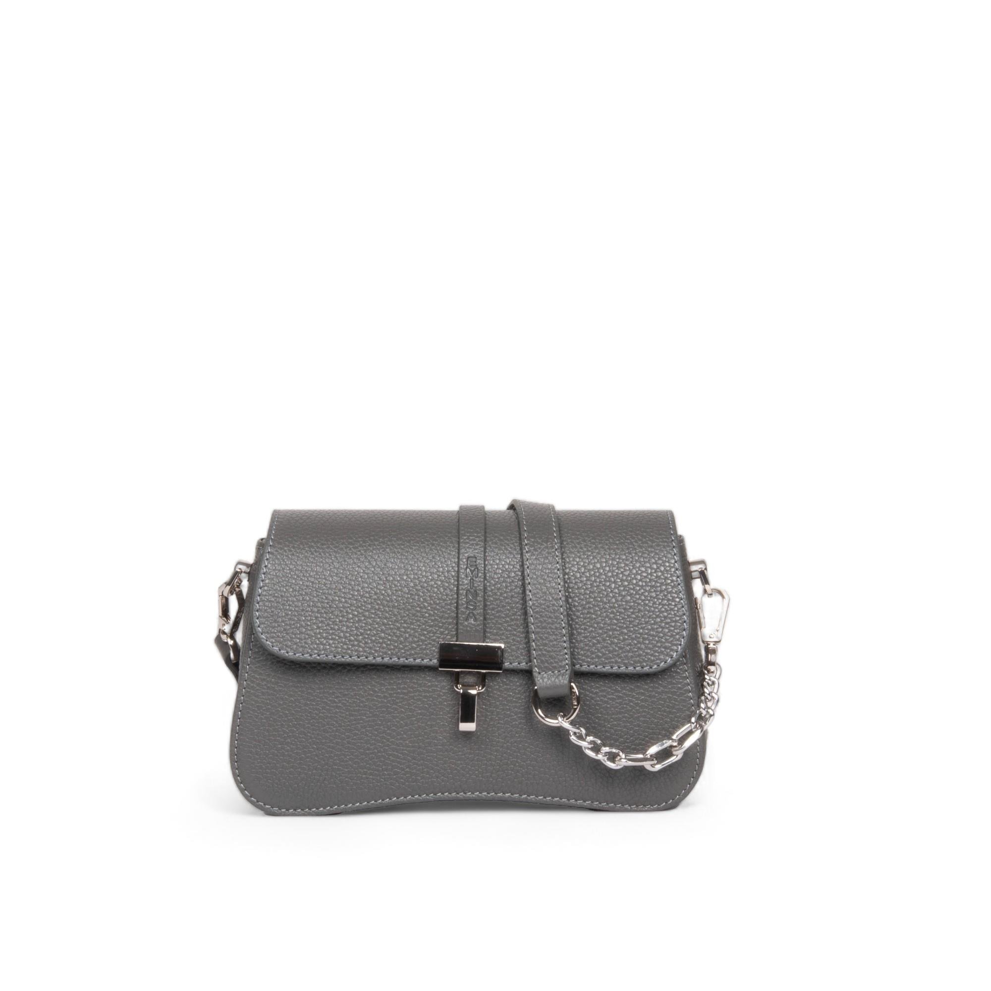 Zincir Detaylı Hakiki Deri Kadın Omuz Çantası