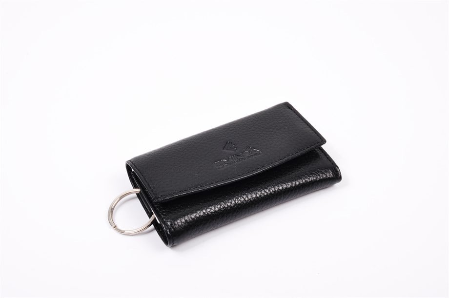 Unisex Hakiki Deri Anahtarlık Cüzdan