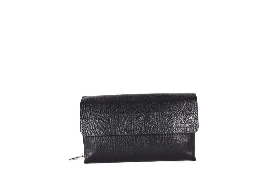 Erkek Siyah Hakiki Deri El Çantası 5099