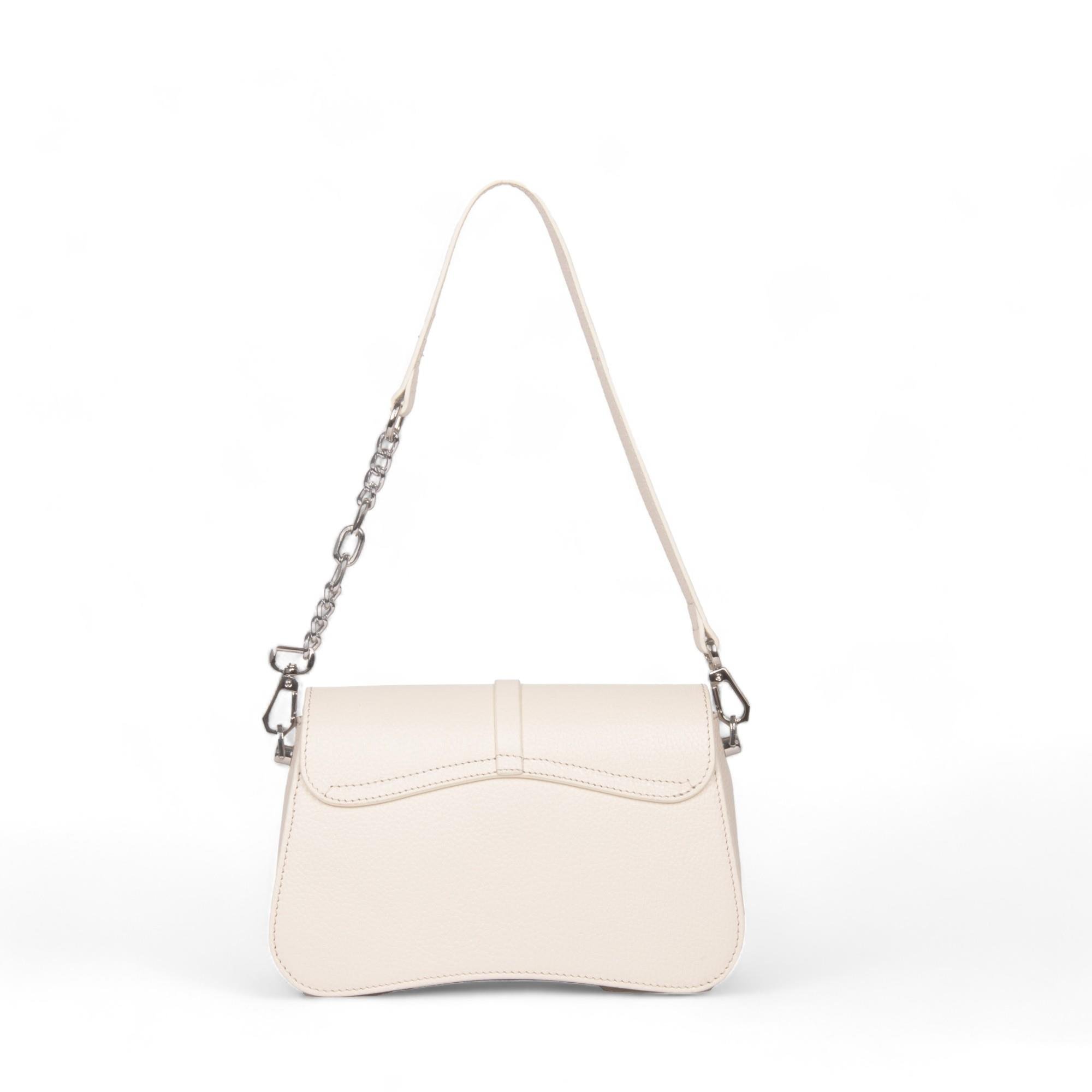 Zincir Detaylı Hakiki Deri Kadın Omuz Çantası