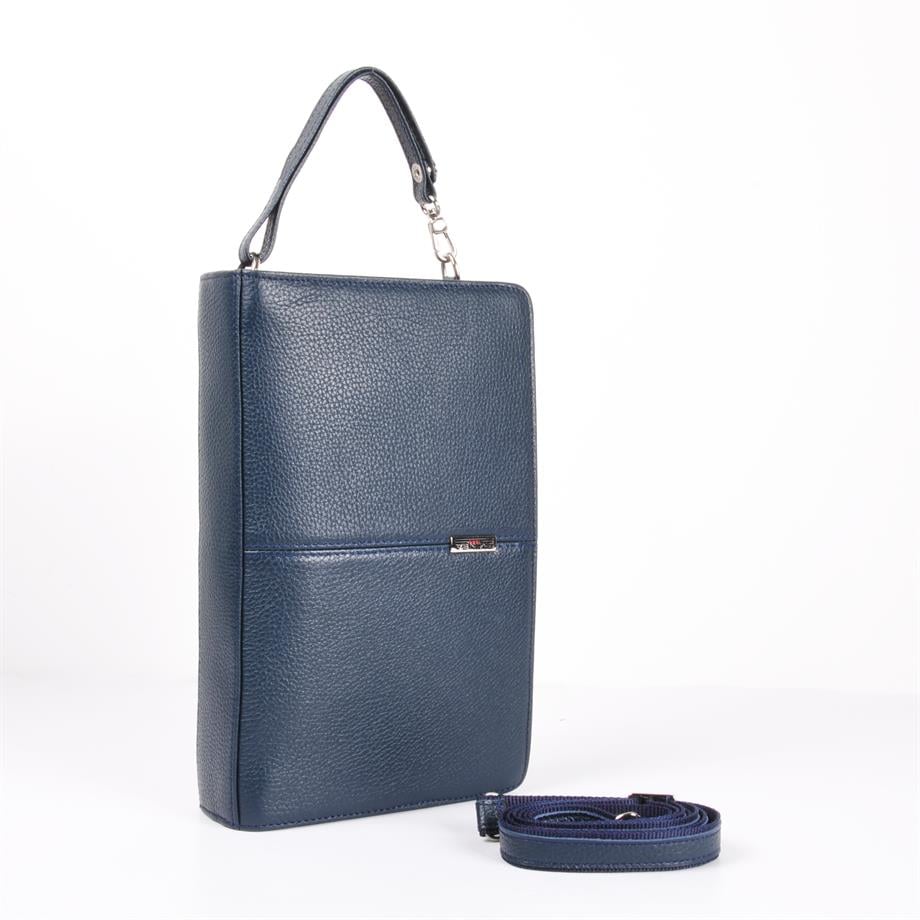 Erkek Hakiki Deri El & Omuz Çantası 5017