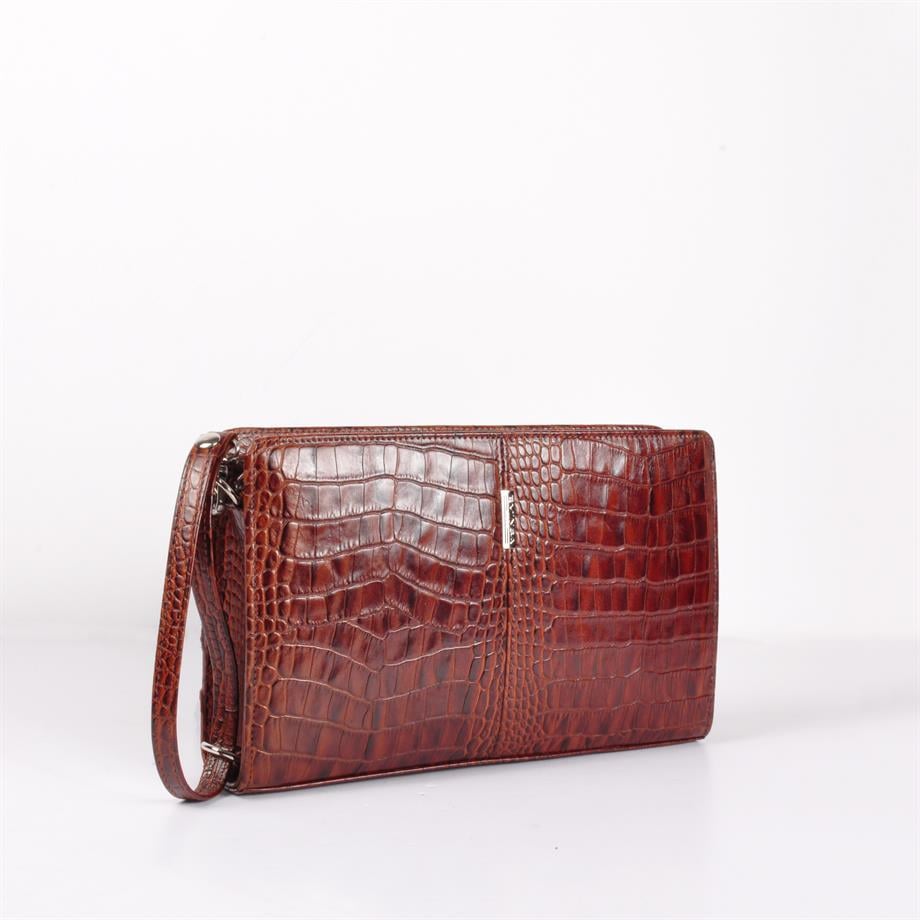 Erkek Hakiki Deri El & Omuz Çantası 5017