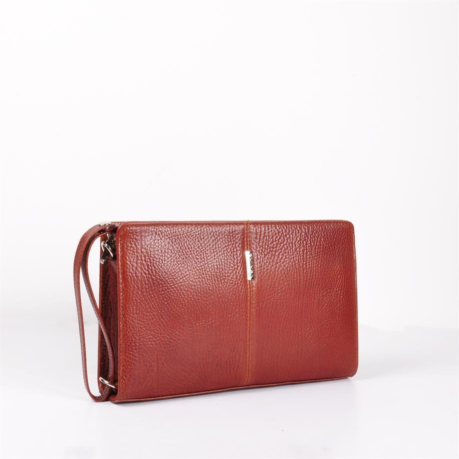 Erkek Hakiki Deri El & Omuz Çantası 5017