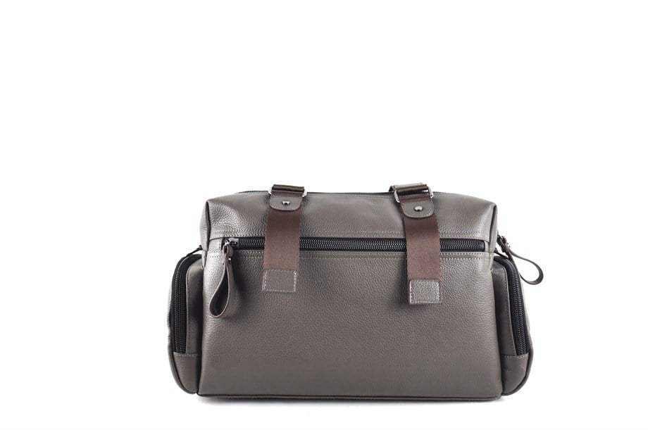 Kadın Kırmızı Hakiki Deri Seyahat Çantası